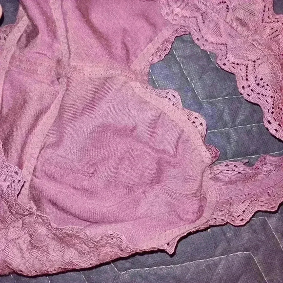 SALE Elegant Pink Lace FELINA Bralette-2 FOR $15 SALE (#528) - Picture 3 of 6